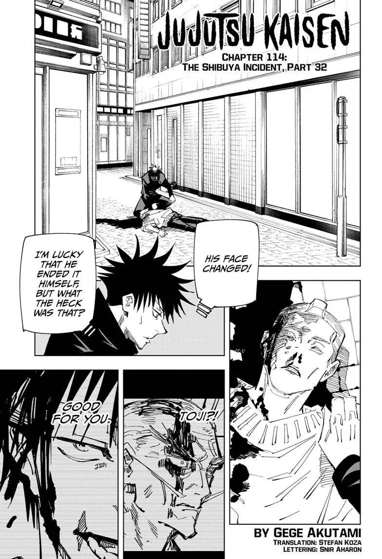 JUJUTSU KAISEN, CHAPTER 114 - Manga Leaks